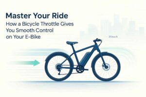 Read more about the article Master Your Ride: How a Bicycle Throttle Gives You Smooth Control on Your E-Bike